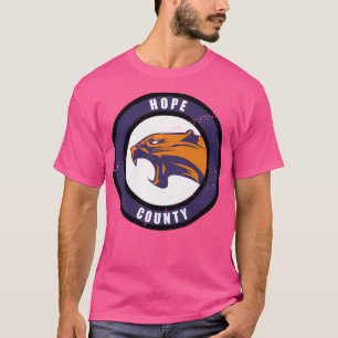 Hope County Cougars Weathered Logo T-Shirt
