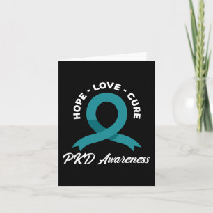 Hope Cure Polycystic Kidney Disease Awareness Card