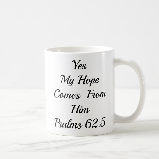 HOPE (DESIGN YOUR OWN CUP) COFFEE MUG (Right)