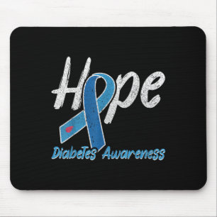 Hope Diabetes Awareness Mouse Pad