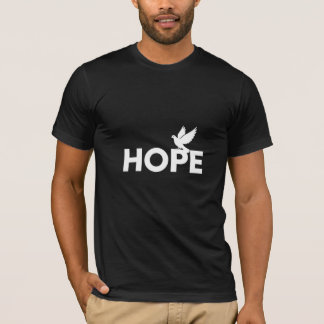 HOPE Dove Silhouette Typography T-Shirt
