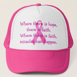 Hope & Faith Cancer Awareness Hat