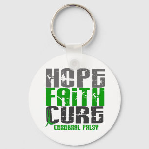 HOPE FAITH CURE CEREBRAL PALSY KEY RING