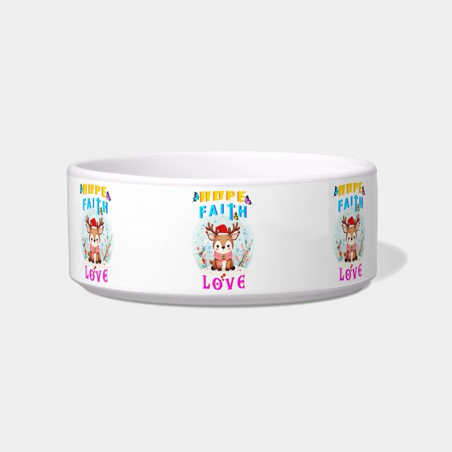 Hope Faith Love Bowl (Front)