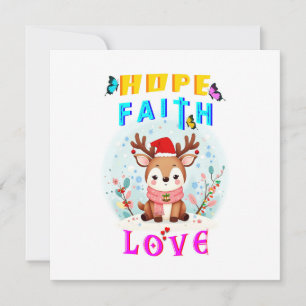 Hope Faith Love Card