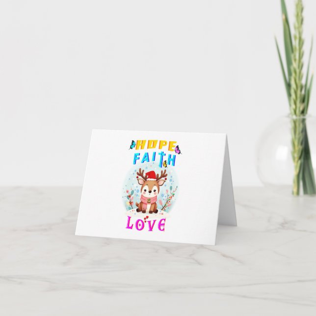 Hope Faith Love Card (Front)