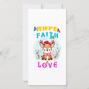 Hope Faith Love Card