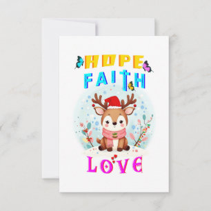 Hope Faith Love Card