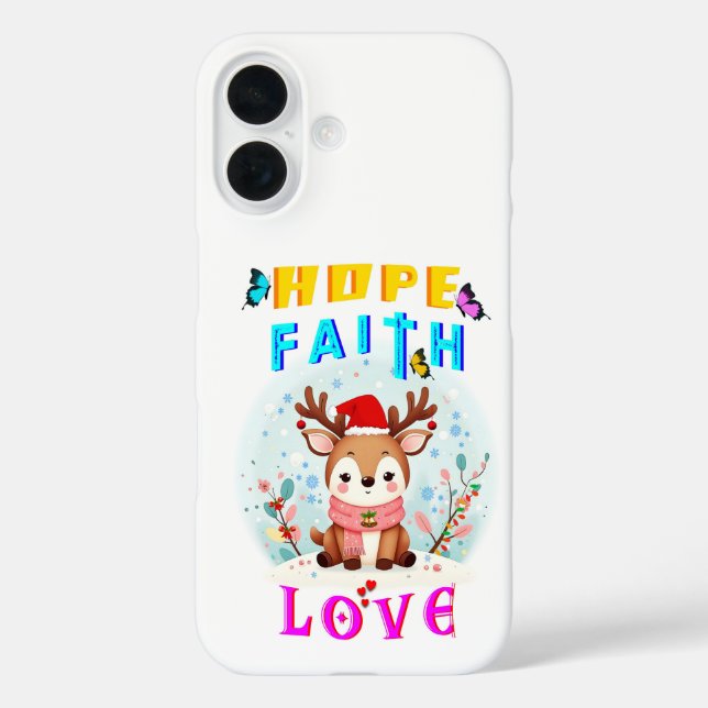 Hope Faith Love Case-Mate iPhone Case (Back)