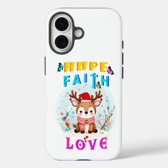 Hope Faith Love Case-Mate iPhone Case (Back)