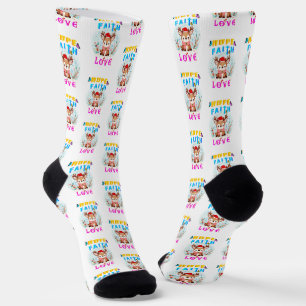 Hope Faith Love Socks