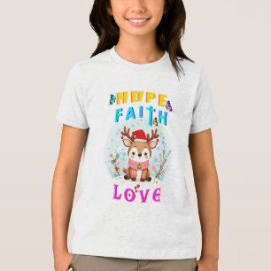 Hope Faith Love Tri-Blend Shirt