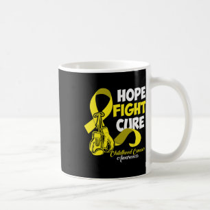 Hope Fight Cure Childhood Cancer Awareness  Coffee Mug