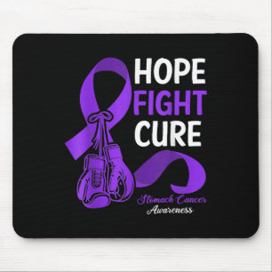Hope Fight Cure Periwinkle Ribbon Stomach Cancer A Mouse Pad