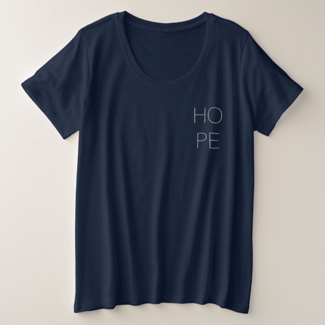 Hope Floral Tee (Design Front)