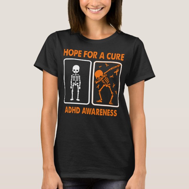 Hope For A Cure ADHD AWARENESS T-Shirt (Front)