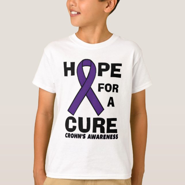 Hope For A Cure...Crohn's T-Shirt (Front)
