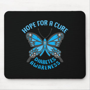 Hope For A Cure Diabetes Awareness Type 1 Diabetes Mouse Pad