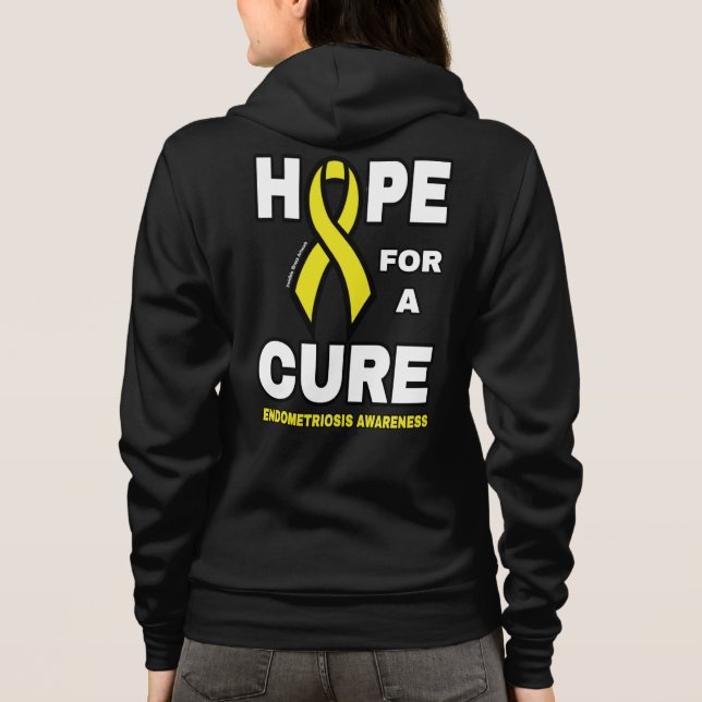 Hope For A Cure...Endometriosis Hoodie (Back)