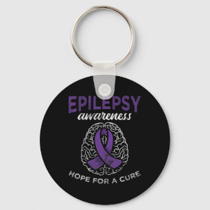 Hope For A Cure Epilepsy Awareness Key Ring