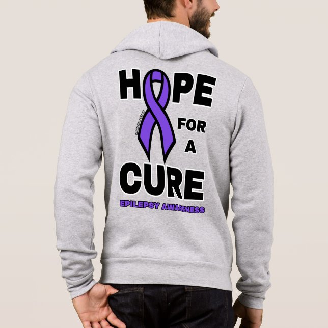 Hope for a Cure...Epilepsy Hoodie (Back)