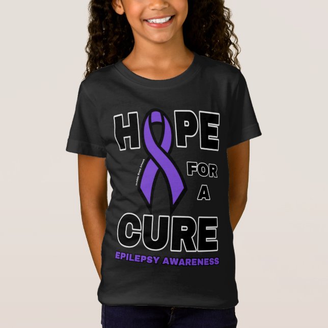 Hope for a Cure...Epilepsy T-Shirt (Front)