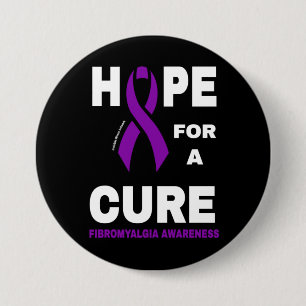 Hope for a Cure...Fibro 7.5 Cm Round Badge