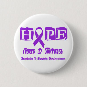 Hope for a Cure for Crohn's & Colitis 6 Cm Round Badge