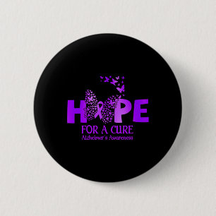 Hope For A Cure For Heimerheimers Warrior Apparel  6 Cm Round Badge