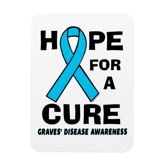 Hope For A Cure...Graves' Magnet (Vertical)