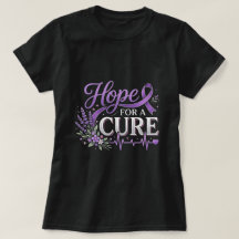 Hope For A Cure Lavender Alzheimer Purple Ribbon
