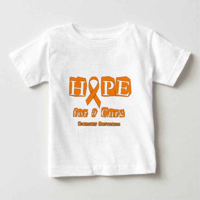 Hope for a Cure - Leukaemia Baby T-Shirt (Front)
