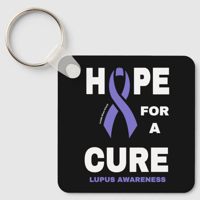 Hope for a Cure...Lupus Key Ring (Front)