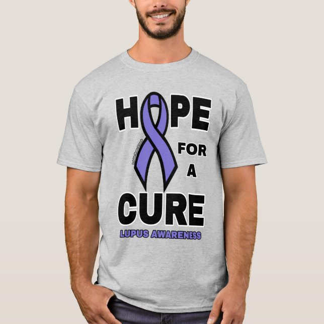 Hope For A Cure Lupus T-Shirt (Front)