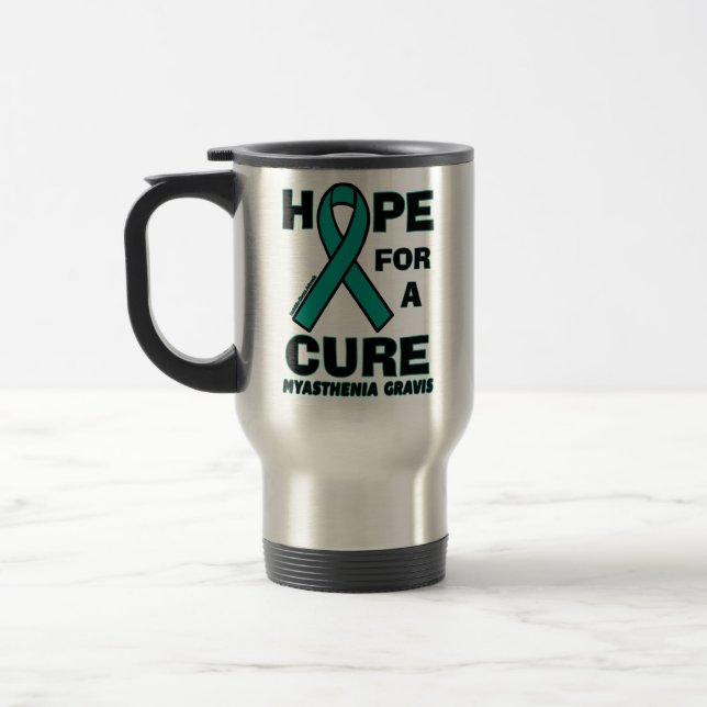 Hope For A Cure...Myasthenia Gravis Travel Mug (Left)