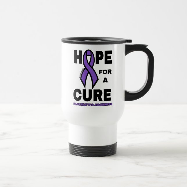 Hope For A Cure...Pancreatitis Travel Mug (Right)