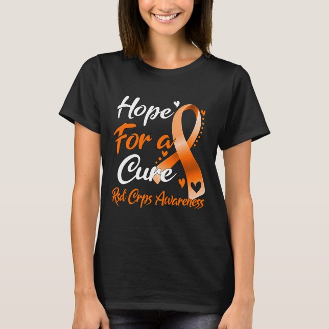 Hope For A Cure Rsd Crps Awareness  T-Shirt (Front)