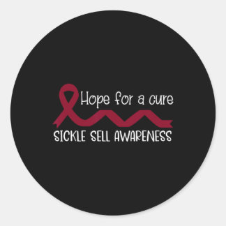 Hope For A Cure - Sickle Cell Awareness Month Indi Classic Round Sticker