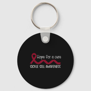Hope For A Cure - Sickle Cell Awareness Month Indi Key Ring