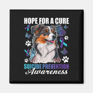 Hope For A Cure Suicide Prevention Awareness Dog & Magnet