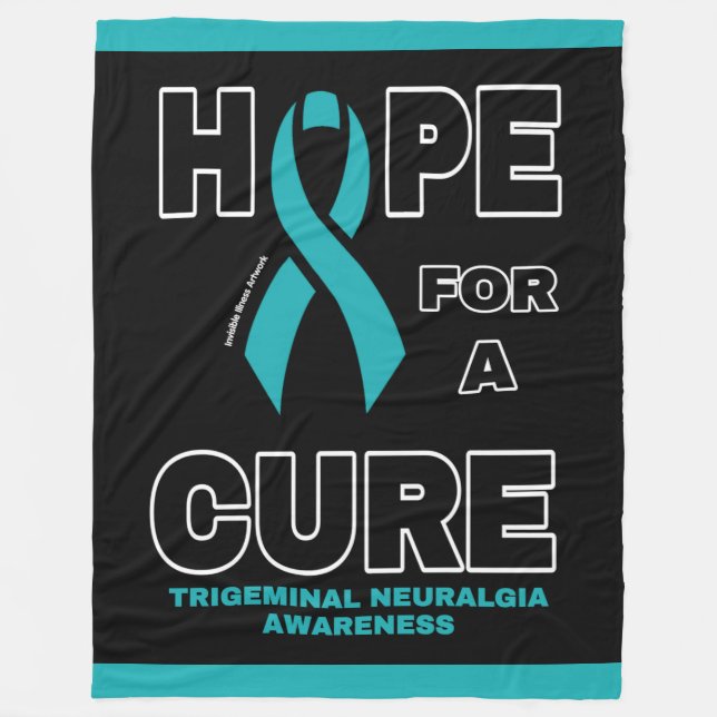 Hope For A Cure...TN Fleece Blanket (Front)