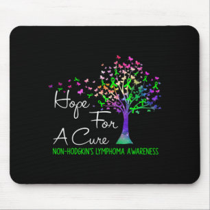 Hope For A Non-Hodgkins Lymphoma Awareness Tree Mouse Pad
