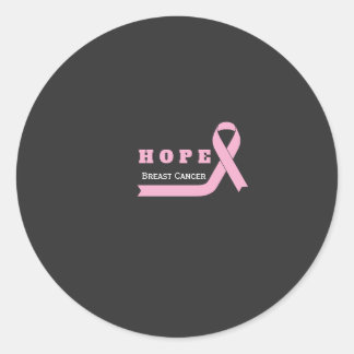 Hope for Cancer Classic Round Sticker