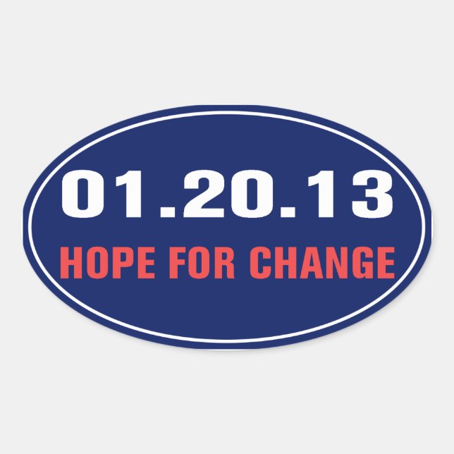 Hope For Change Sticker (Front)
