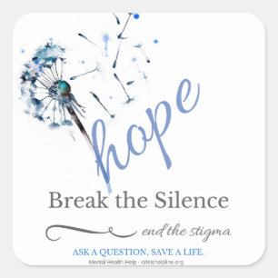Hope for Mental Illness - Dandelion Stickers