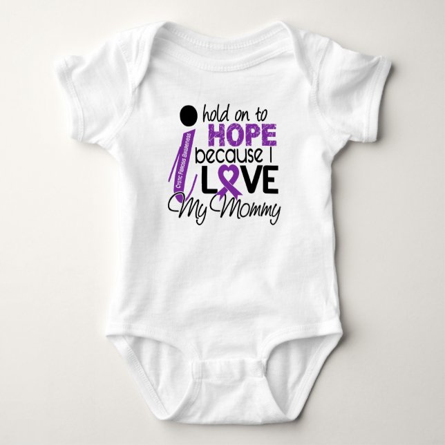 Hope For My Mummy Cystic Fibrosis Baby Bodysuit (Front)