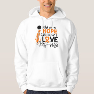 Hope For My Wife Multiple Sclerosis MS Hoodie