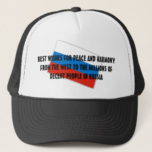Hope For Peace And Stability In Russia Trucker Hat