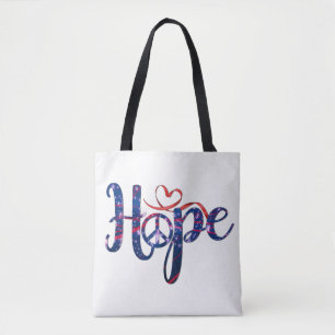 Hope For Peace Tote Bag