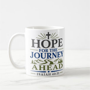 Hope For The Journey Ahead Elegant Faith Based Coffee Mug